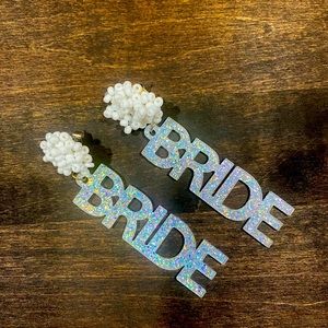 Glitter Bride Earrings